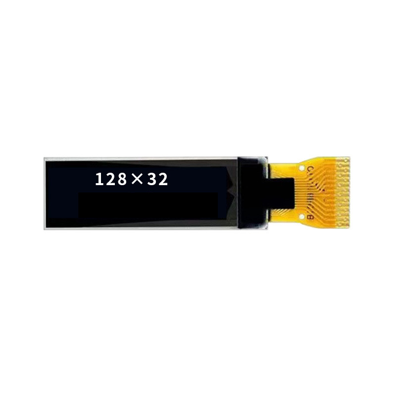 0.87 Inch PMOLED Display, 128x32 14 Pins I2C Interface, Driving IC SSD1316