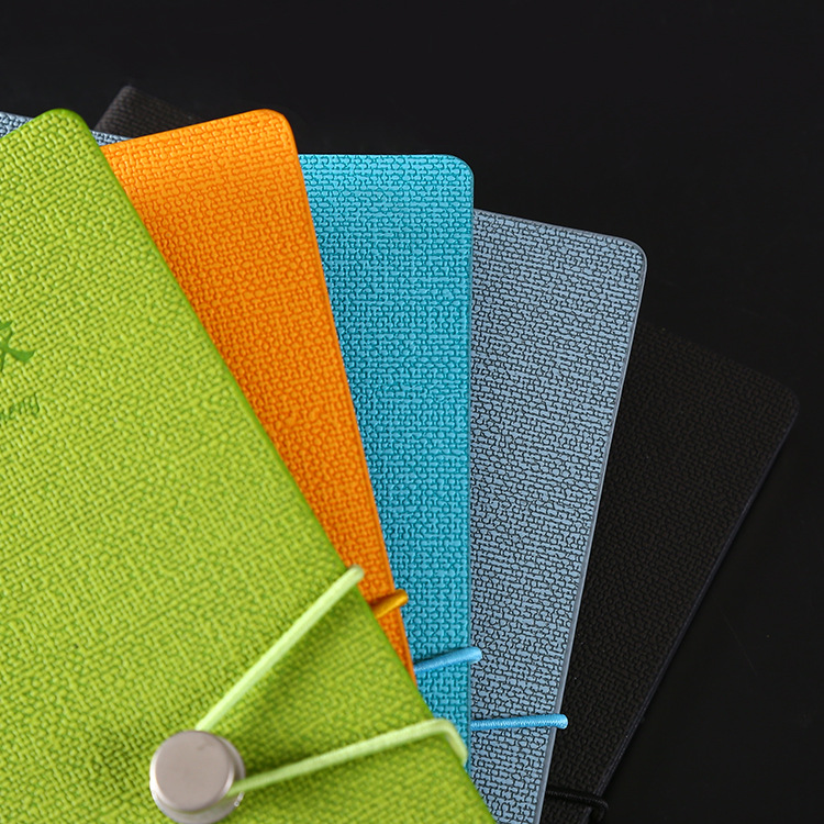 Hardcover Design Pu Leather Gift Suit Business Notebook with Customized Logo Acceptable