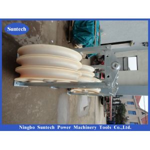Overhead Line Single Sheave Conductor Stringing Triple Pulley Block