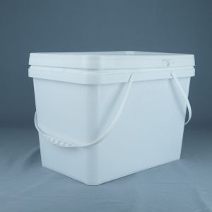 20L Rectangular Plastic Bucket for Stone-Effect Paint