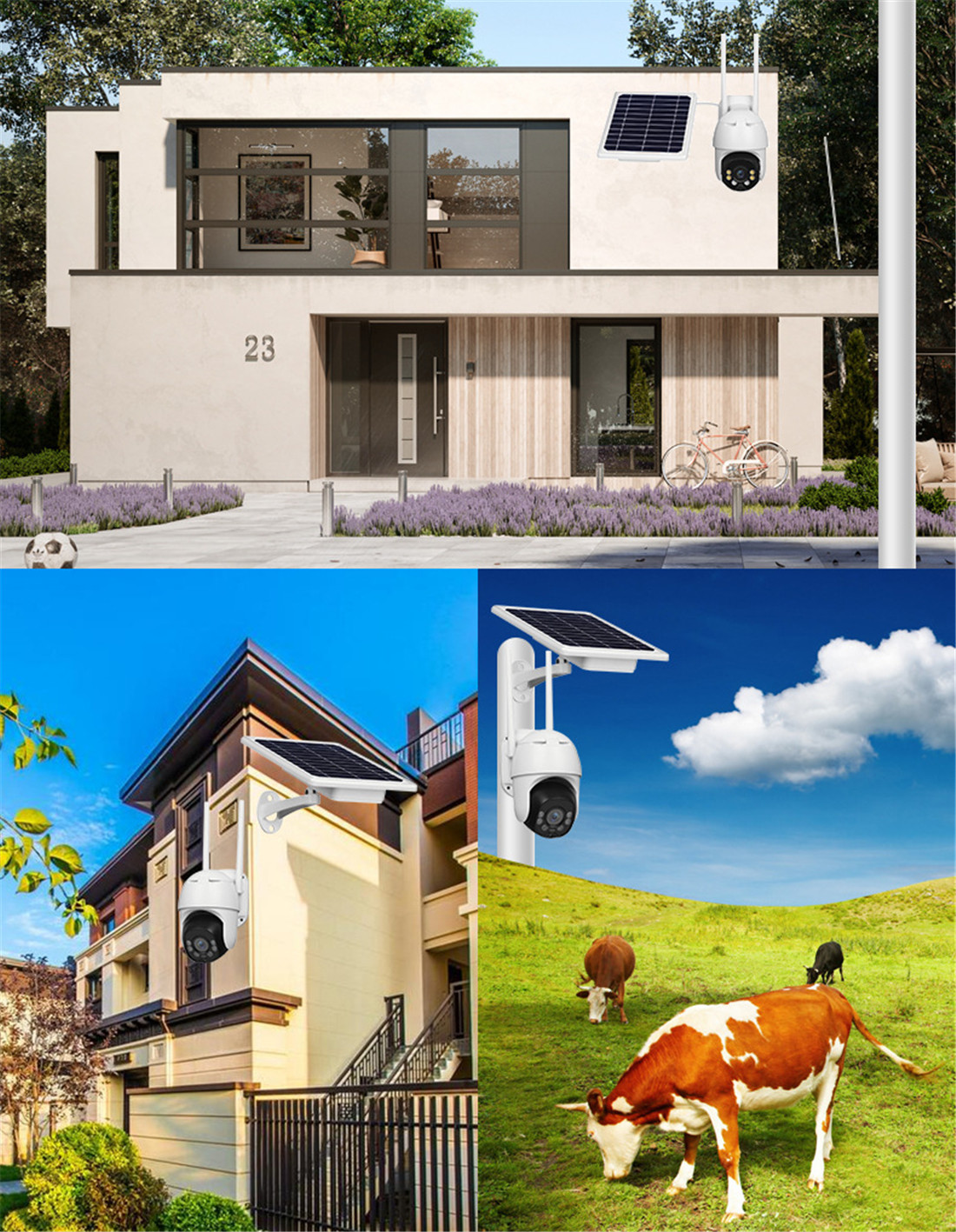 Unistone 2MP 8W 4G & WIFI Wireless Solar PTZ Smart Speed Dome Camera(US-SDO2258W01)
