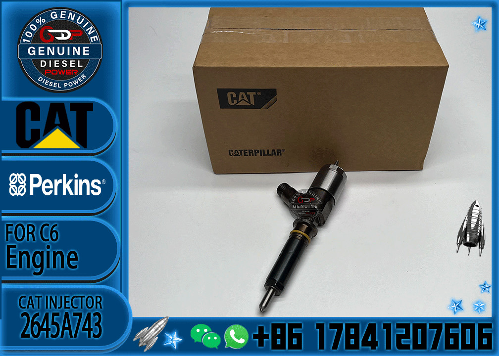 New Diesel Fuel Injectors nozzles 321-0990 2645A743 10R-7668 2645A705 2645A709 injector for Caterpillar C6.6 Perkins 110