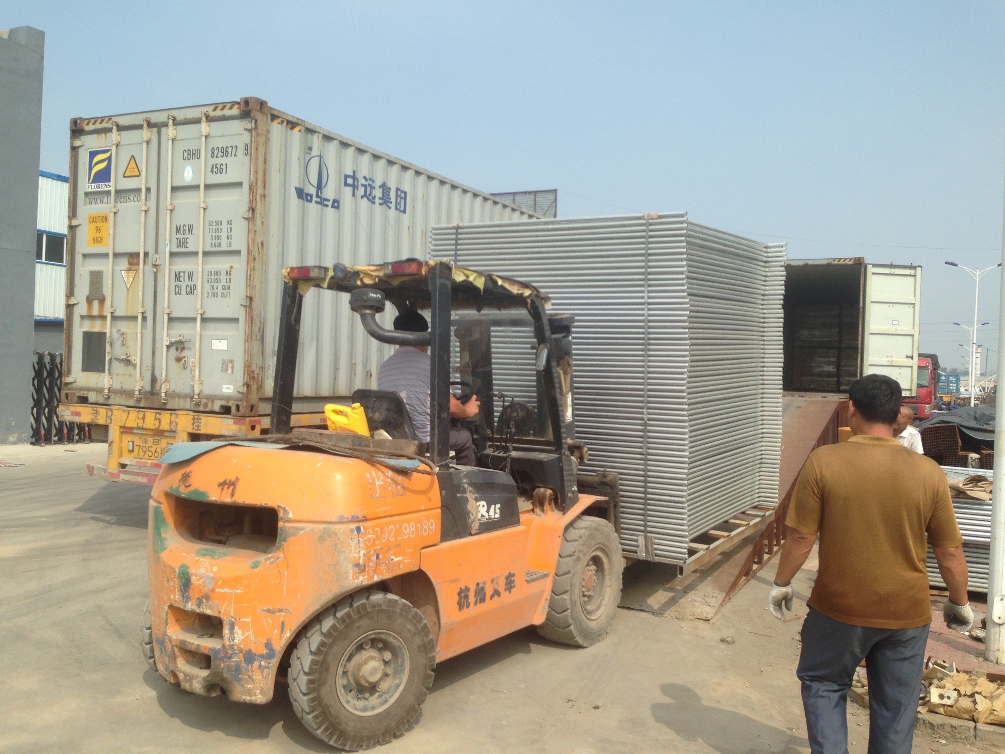 Temporary Fencing panels Supplies,2100MM*2400MM width standard AS4687 fence panels