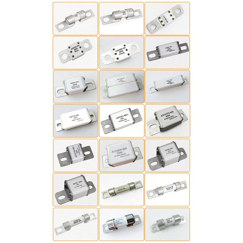 DC EV Fuse 150A to 400A 500VDC Stud-mount for EV HEV PHEV Overcurrent Protection