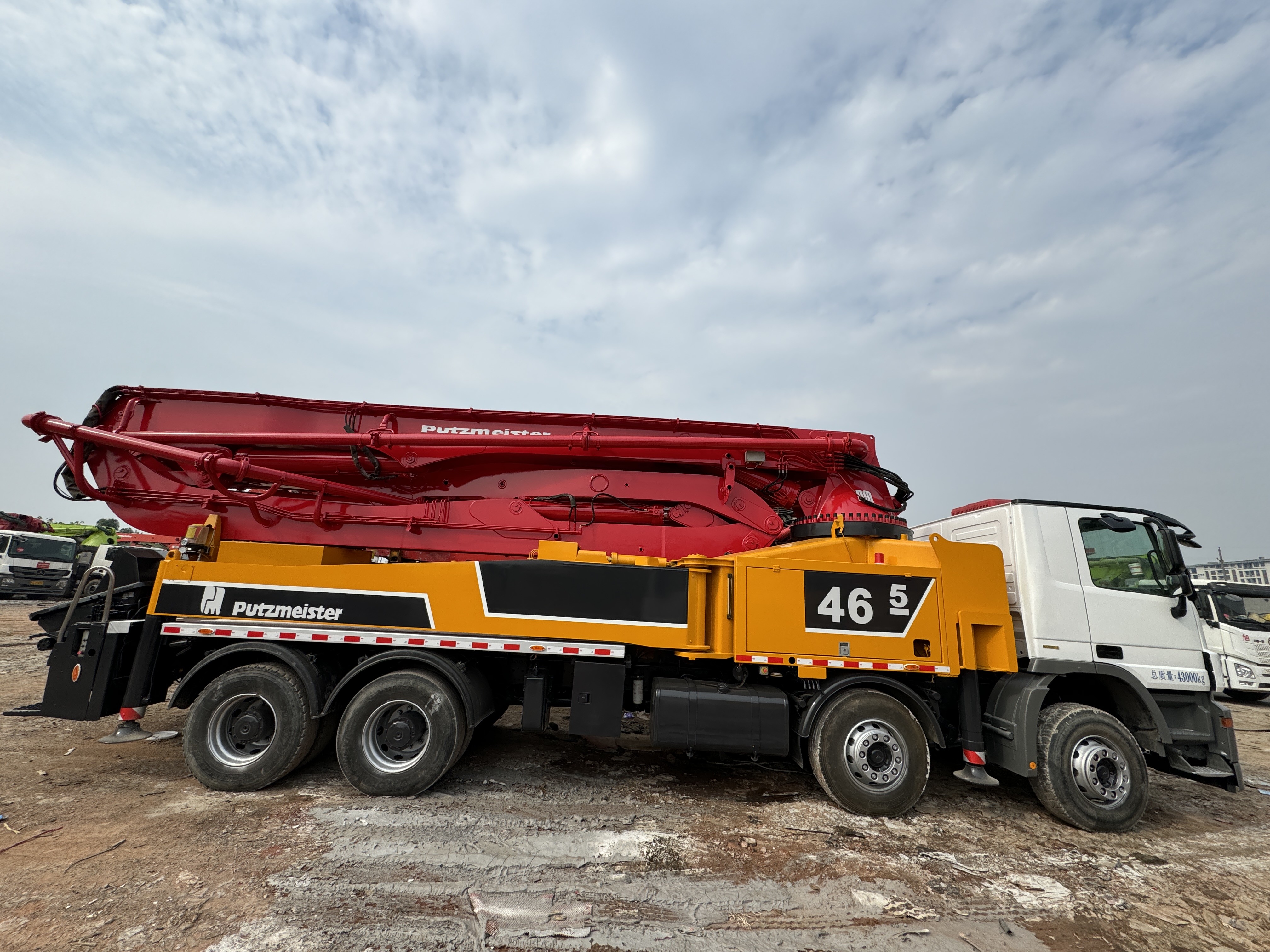 2014 Putzmeister 46m Concrete Pump On Mercedes Benz In Stock For Sale