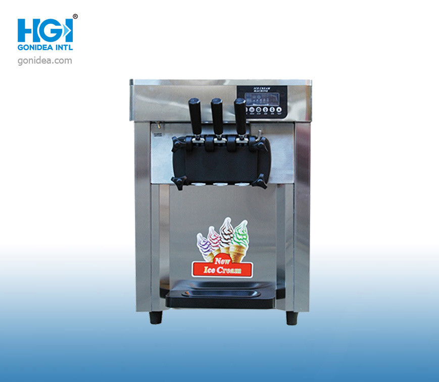 Table Top Soft Serve Making Ice Cream Machine Bql-925 110-220V