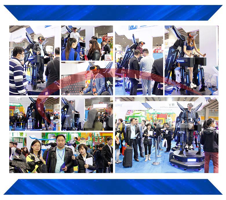 360 Degree Stand Up Flight Virtual Reality Simulator Interactive VR Simulator AC 220