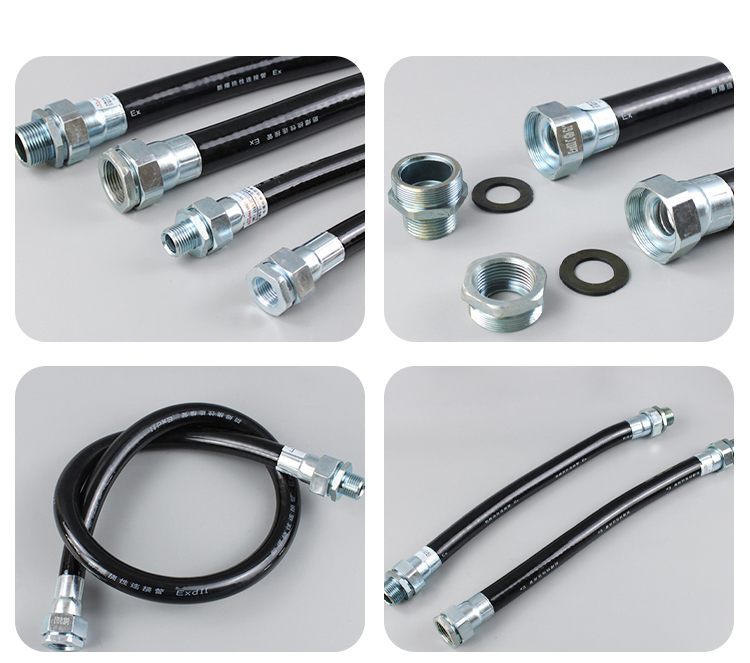 Factory Sale Explosion-proof Flexible Diesel Pipe flexible rubber hose Fuel Dispenser Hose 500mm 700mm 1000mm for Petrol Station Application