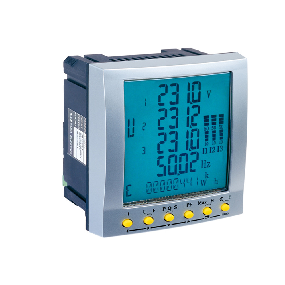 Panel Digital Power Meter , RS485 Three Phase Power Meter DC 4-20mA Port 3P4W