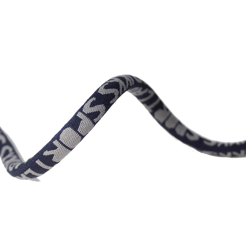 100% Nylon Custom Logo Round Jacquard Cord