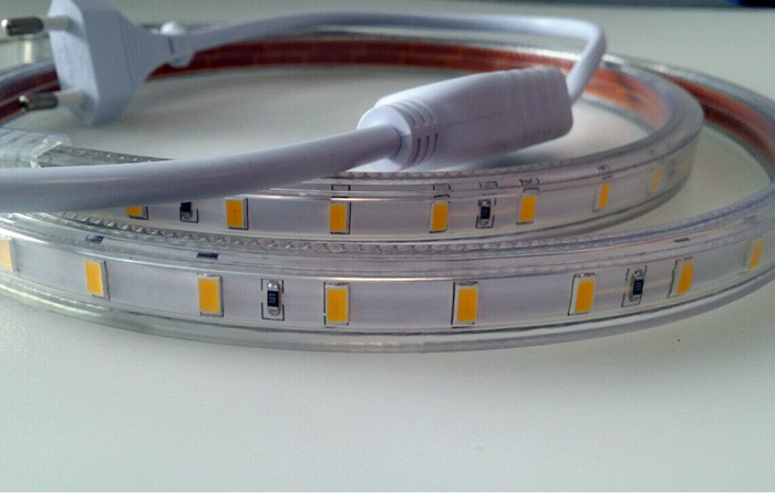 KooSion 230V AC LED Ribbon lamp all colours smd5630/5730 60led/meter