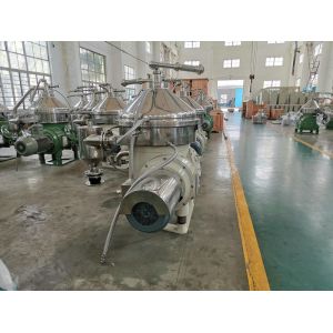 Quality Closed Structure Continuous Centrifugal Separator , Centrifugal Separation Of Milk for sale
