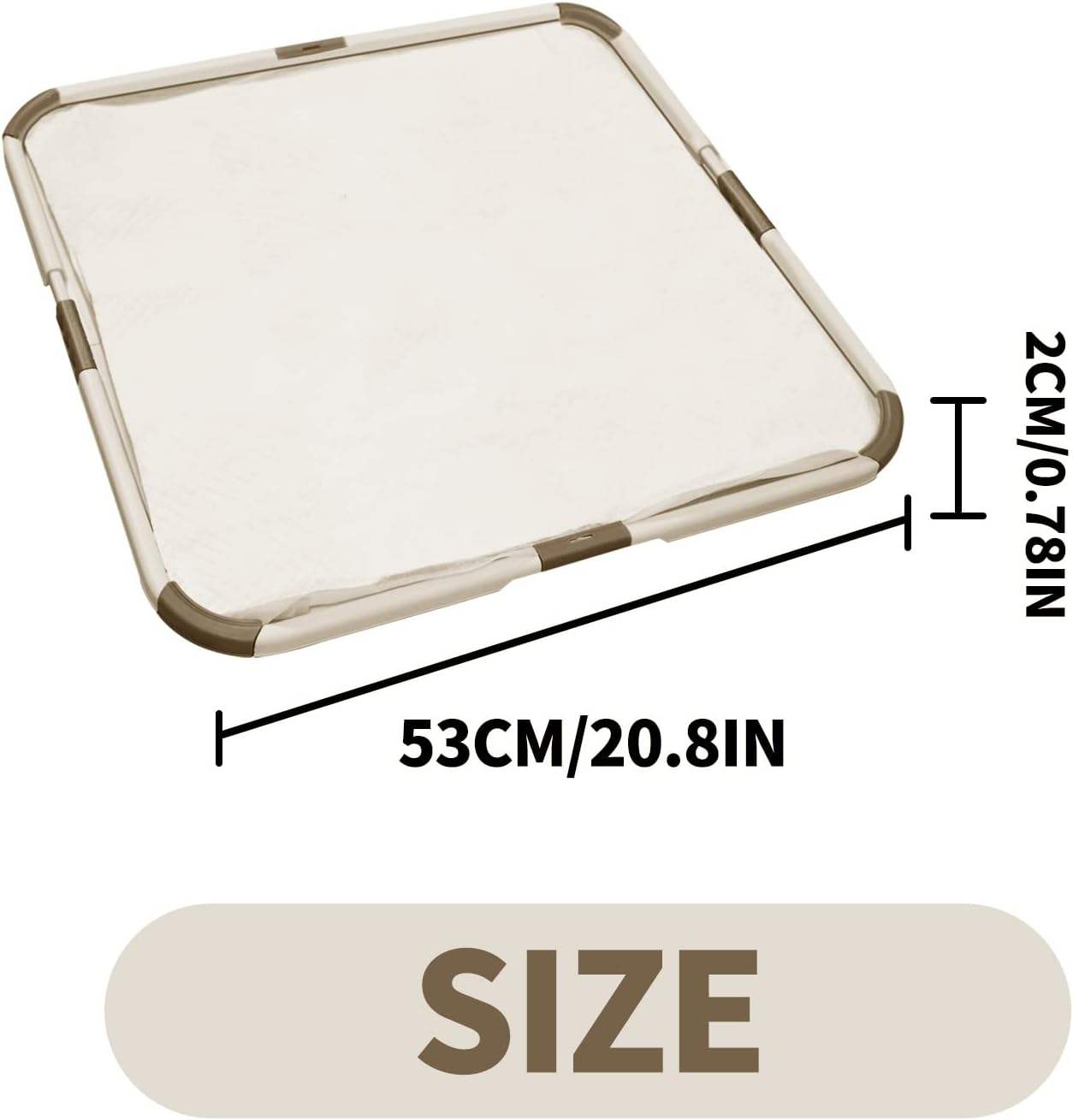 Dog Pee Pad Foldable Potty Training Holder Portable Silicone Tray For Puppy Training