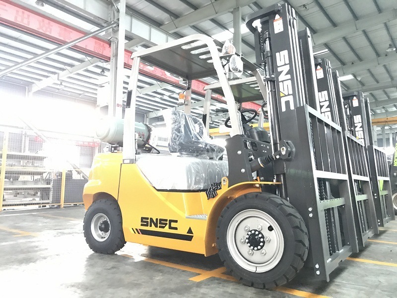 Counterbalanced LPG Forklifts Truck 3ton Gas Fork Lift