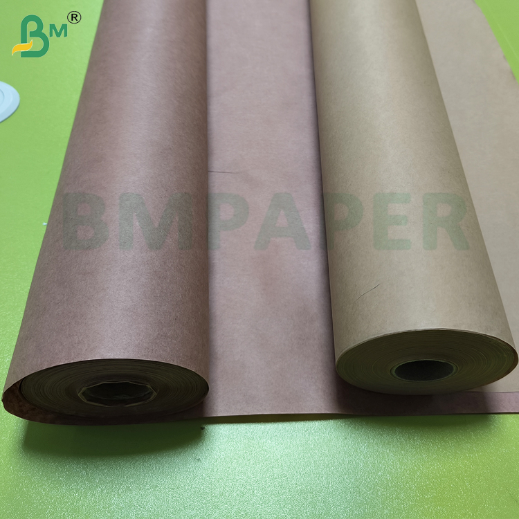 Pink Butcher Paper Roll Unbleached Unwaxed Uncoated Smoker Paper