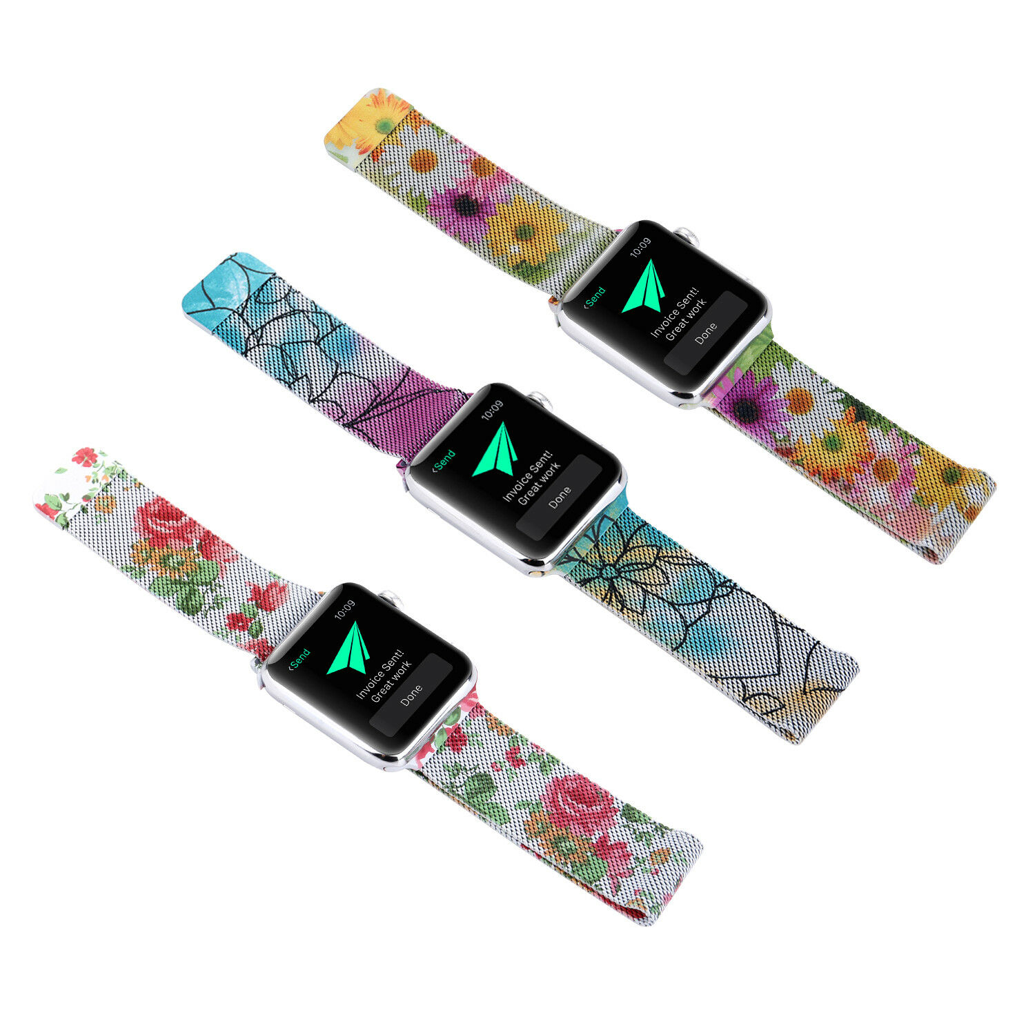 Stainless steel strap Smartwatch OEM IP67 Waterproof Sports Blood Pressure Smart Wristband