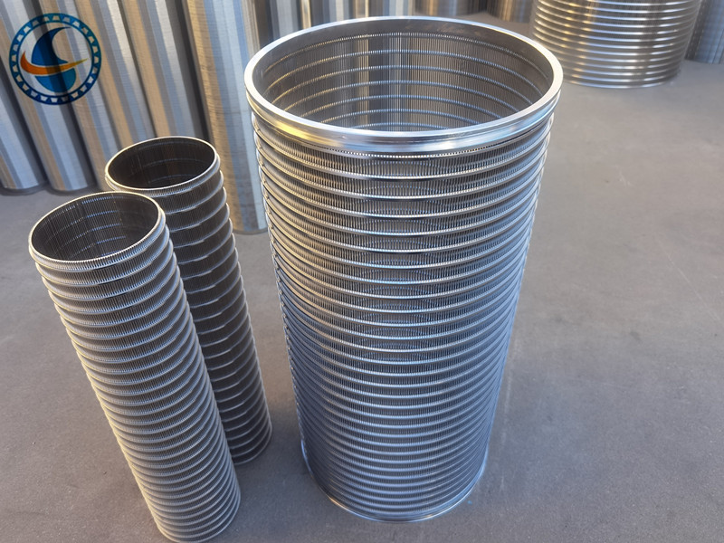 Welded Stainless Steel 304 Self Cleaning Wedge Wire Screen