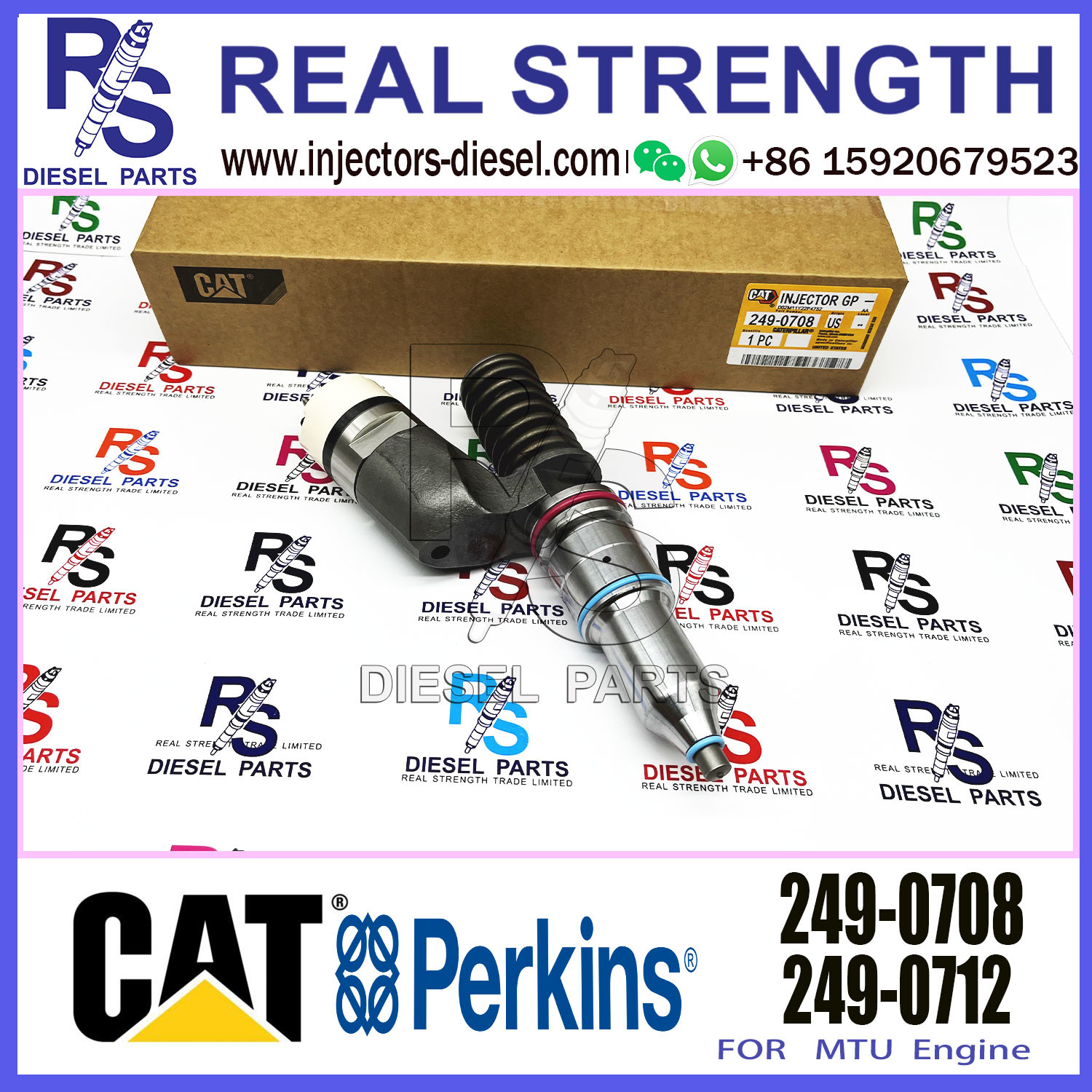CAT Fuel Injectors 249-0712 10R-3147 249-0707 249-0708 For Caterpillar C13 Engine