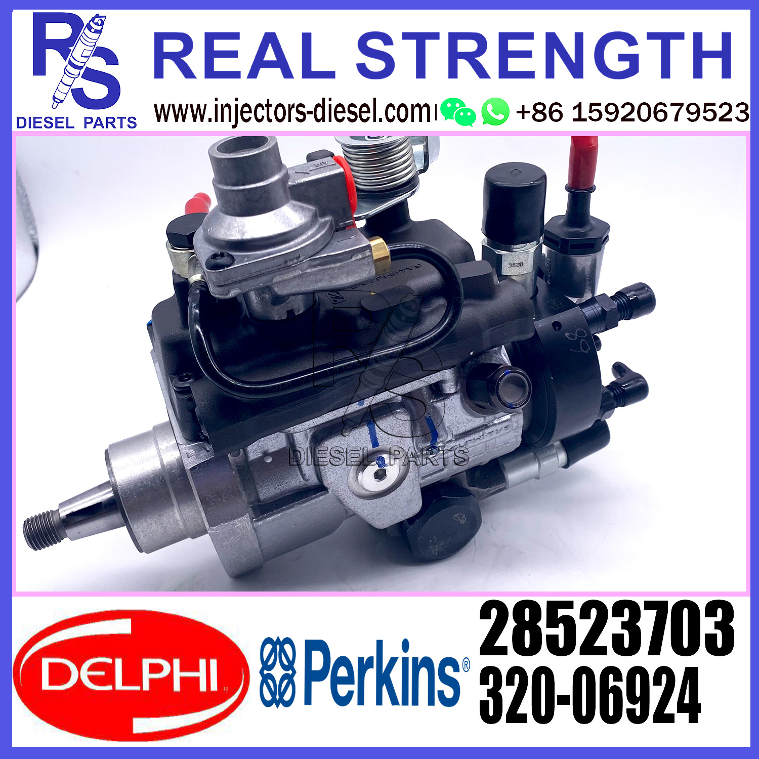 DELPHI PUMP 28523703 Original Fuel Injector Pump 28523703 320-06924 for CAT Excavator DP210 DP310