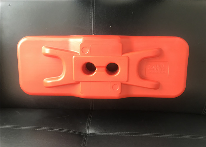 High Stability HDPE temporary Fence Base parallel Hole Suit OD 40mm temporary Base Center Distance 75mm
