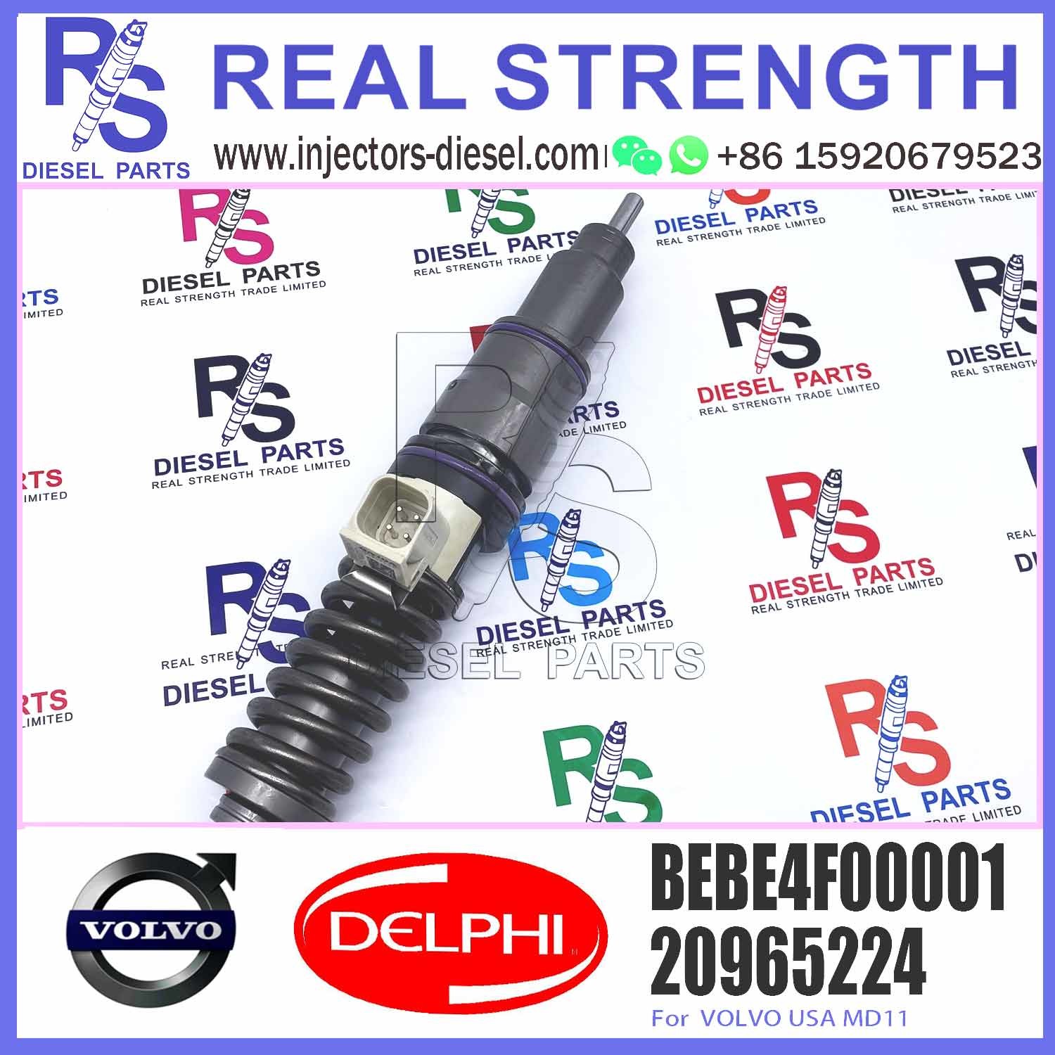 4 PINS diesel fuel injector 21246331 BEBE4F00001 BEBE4F03001 for V-O-L-V USA MD11