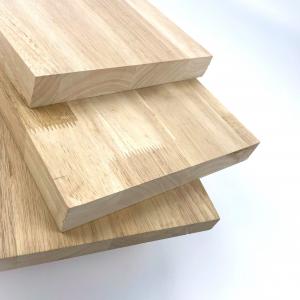 China Harmless Practical Rubber Wood Panel , Lightweight Finger Joint Rubber Board on sale
