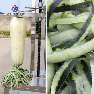 watermelon Hami Melon Vertical one knife peeling machine papaya chieh-qua