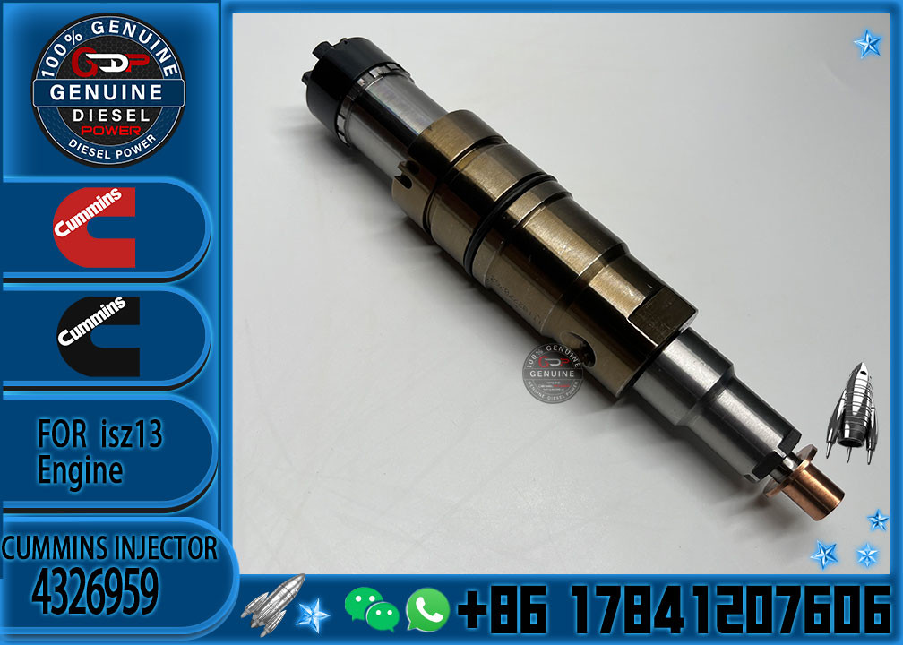 Genuine Diesel Fuel Injector 4955080 2872544 For Cummins ISZ Engine Parts 4326959
