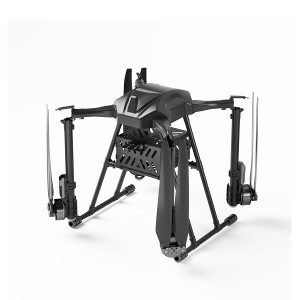 Foldable and Portable FPV Drone Bottom Hanging Load Maximum Takeoff Weight of 110kg for Multi-Functional Applications