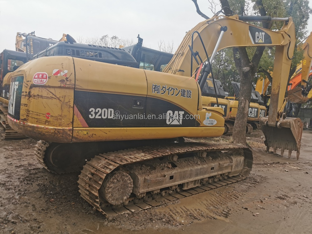 1.0m3 CAT320D Excavator Strong Power And Soft Steel Design For 0-2000 Working Hours