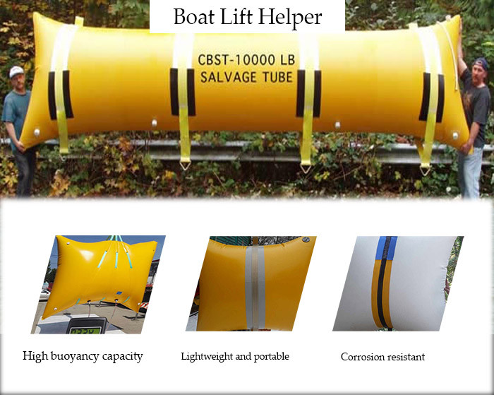 Reinforced Puncture Resistant Fabrics Pvc Or Polyurethane Boat Lift Helper For Long Lasting Performance