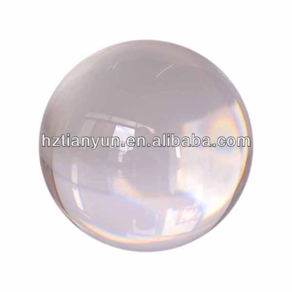 100mm Large Clear Acrylic Sphere Customized Plastic Transparent Red Acrylic Ball