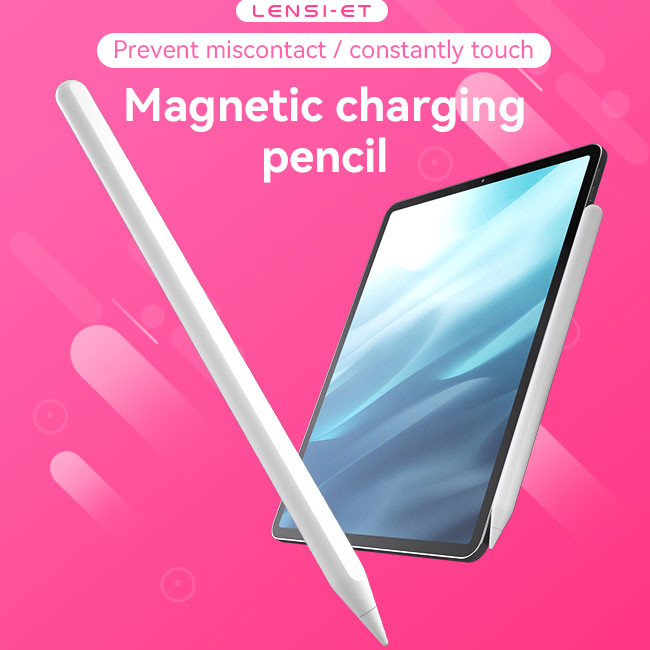 Wirelessly Charging Plastic Stylus Pen For Ipad Capacitive