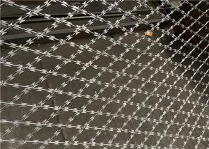 Quality CE Hot Dip Galvanized Rhombus Holes 75x150mm Razor Mesh for sale