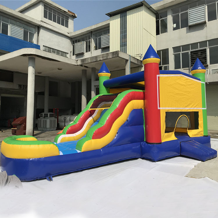 0.55mm PVC Inflatable Bouncer Pull Up Ladder Slide Game 8x4x6m