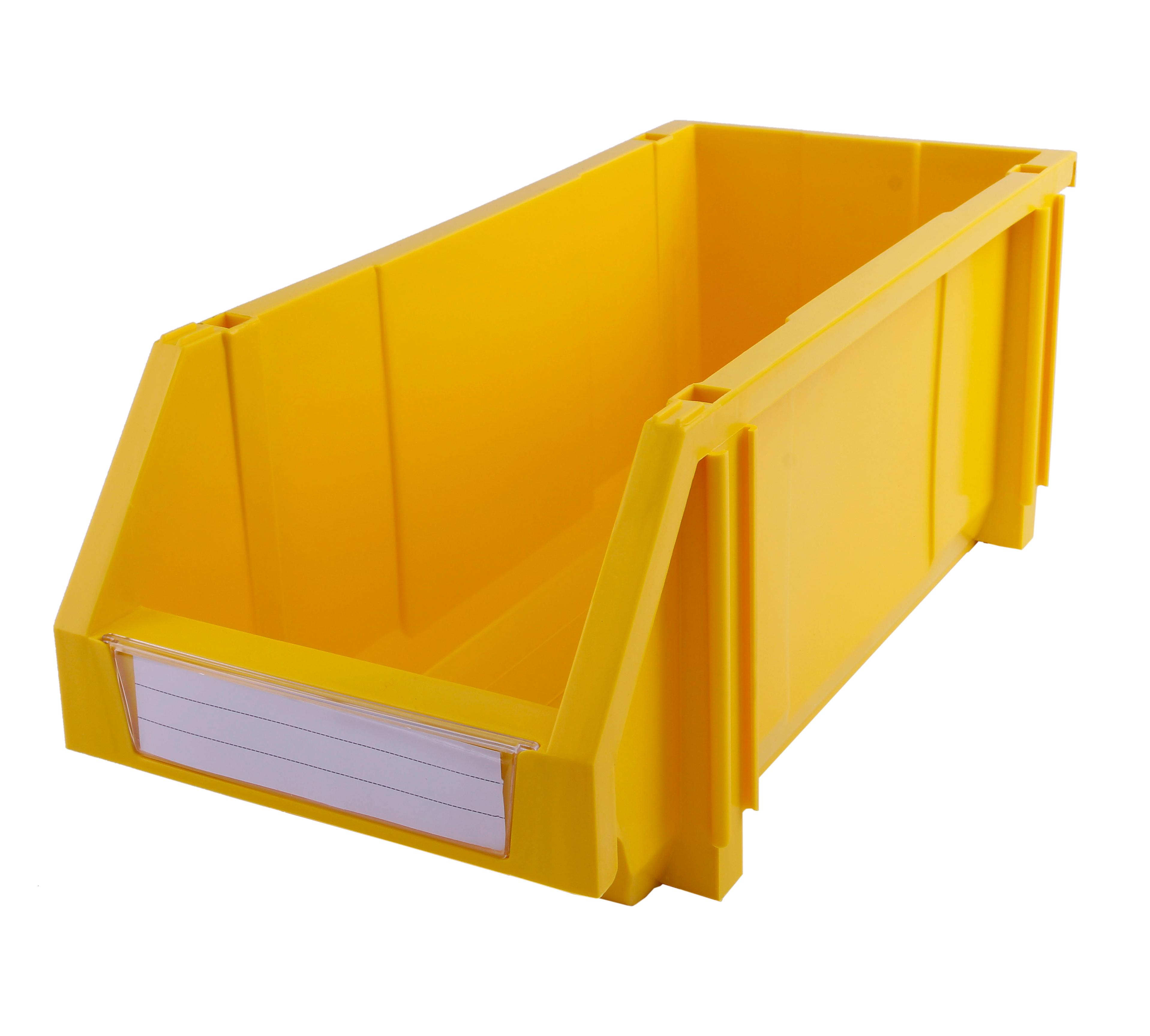 Customer Logo Plastic Divider Tool Container Back Hanging Shelf Bin Warehouse Storage