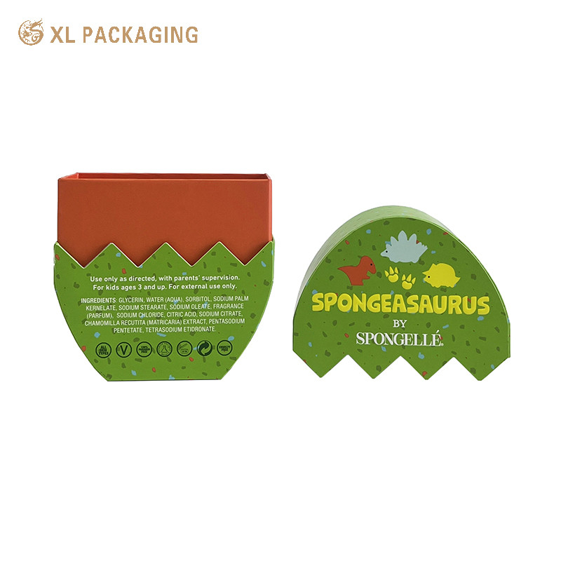 Luxury Custom Rigid Egg Shaped Cardboard Box Matt Laminated For Cosmetic Chocolate Gift Packaging Sliding Out Design