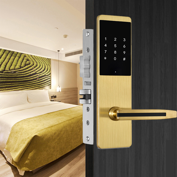Keyless Apartment Smart Door Lock Rfid Hotel Door Lock System