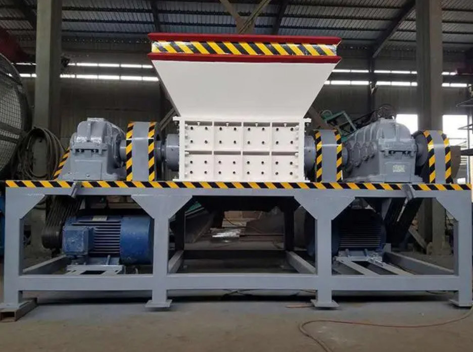Scrap Metal Tire Shredder Mini Metal Paper Garbage Shredding Machine