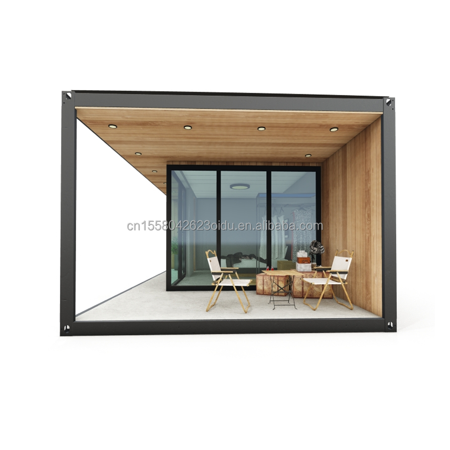 20ft/40ft Luxury Modern Wooden House Steel Structure Tiny House Senglin Foldable Holiday House with Customized Color