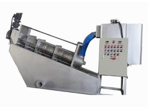 Quality 50TPH Multi Disc Screw Press , SS304 Screw Press Dewatering Machine for sale