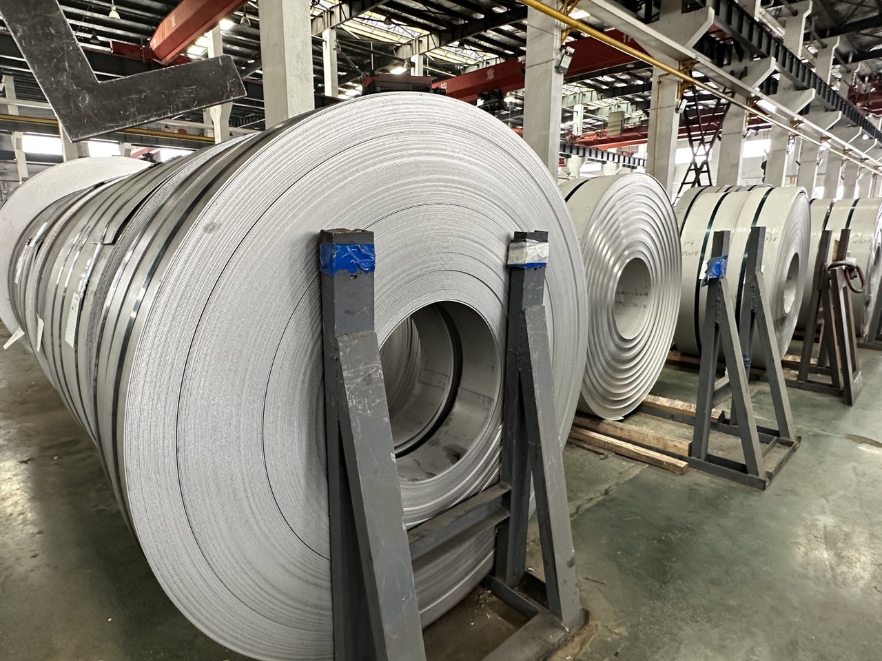 2B Mirror 180mm Stainless Steel 409l Coils Welding Polished For Sanitary