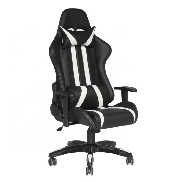 Modern Racing Style Leather Gaming Sofa Chair Heavy-Duty Ergonomic Swivel Computer Chair