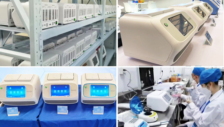 Double 8 Well Portable Real Time PCR System RT PCR Machine MiNi Fluorescence Quantitative