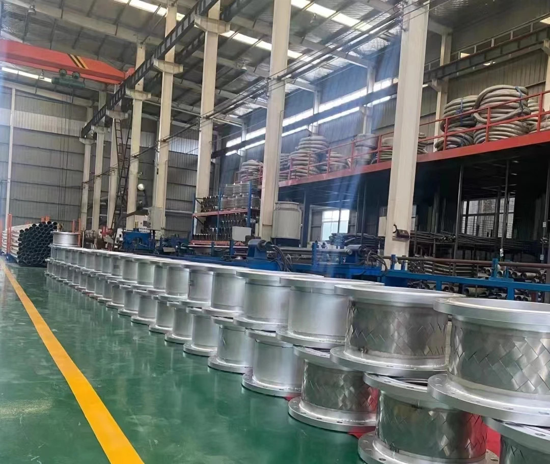 DN250 PN16 Stainless Steel Metal Flexible Hose Flange Connection Liquefied-Petroleum Gas