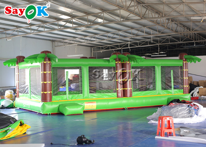 Outdoor Inflatable Games Multifunctional Backyard Tarpaulin Inflatable Volleyball Field