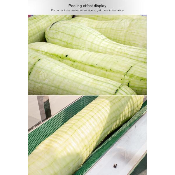 Large winter melon peeling machine papaya chieh-qua pumpkin wax gourd pineapple watermelon Hami Melon processing production Peeling & polishing