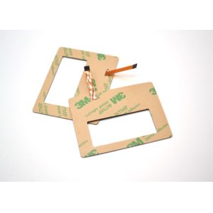 Four Embossed Button FPC Membrane Switch Keypad With Clear Display Window