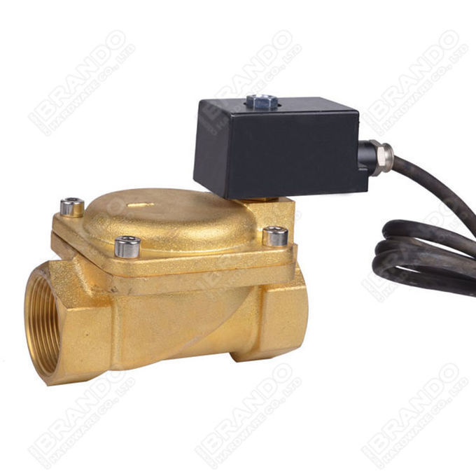 1'' Ex Proof Water Brass Solenoid Valve 2 Way Normally Closed 24V 220V 9
