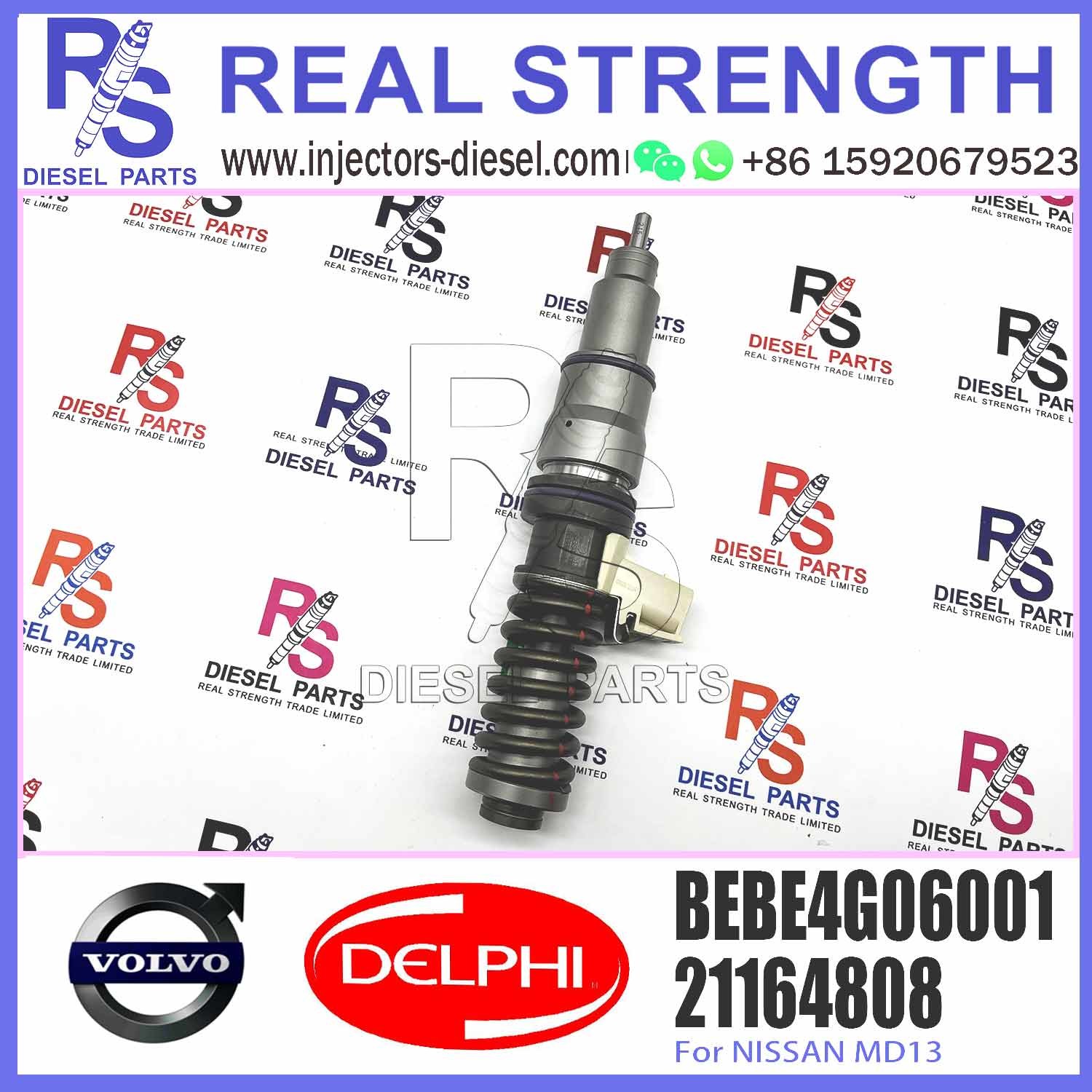 21164808 BEBE4G06001 Diesel Fuel Injector 21164808 BEBE4G06001 E3.4 For NIS-SAN MD13